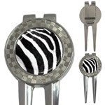 Zebra 3-in-1 Golf Divot