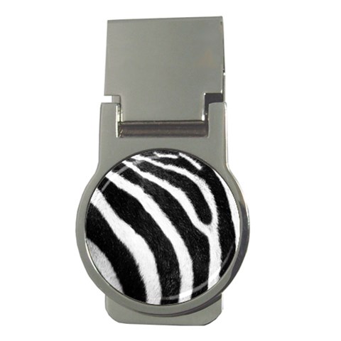 Zebra Money Clip (Round) from ArtsNow.com Front