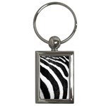 Zebra Key Chain (Rectangle)