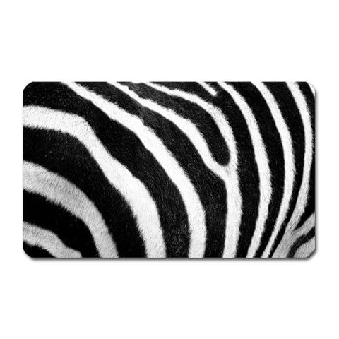 Zebra Magnet (Rectangular) from ArtsNow.com Front