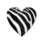 Zebra Magnet (Heart)