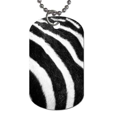 Zebra Dog Tag (One Side) from ArtsNow.com Front