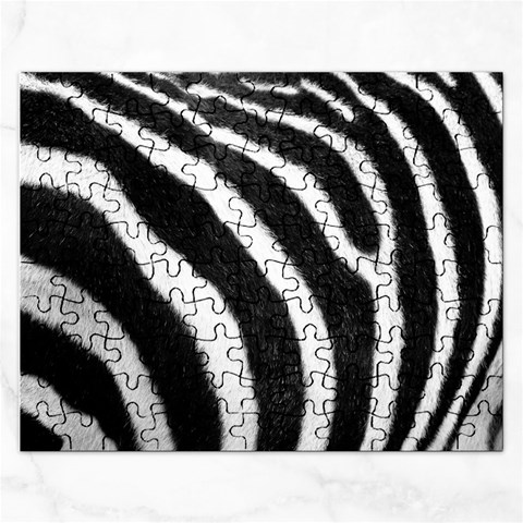 Zebra Jigsaw Puzzle (Rectangular) from ArtsNow.com Front