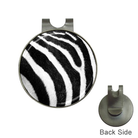 Zebra Golf Ball Marker Hat Clip from ArtsNow.com Front