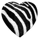 Zebra Jigsaw Puzzle (Heart)