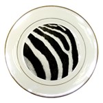 Zebra Porcelain Plate