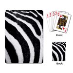 Zebra Playing Cards Single Design