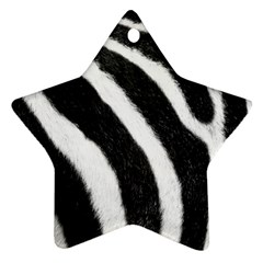 Zebra Star Ornament (Two Sides) from ArtsNow.com Back