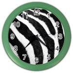 Zebra Color Wall Clock