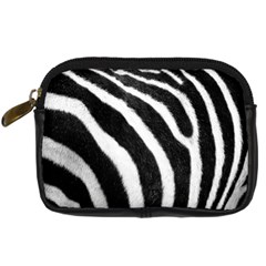 Zebra Digital Camera Leather Case from ArtsNow.com Front