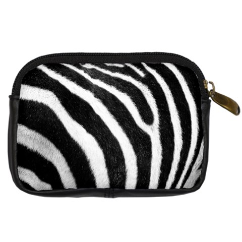 Zebra Digital Camera Leather Case from ArtsNow.com Back