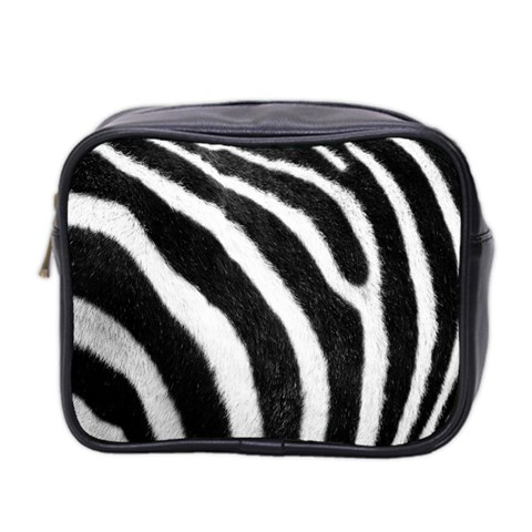 Zebra Mini Toiletries Bag (Two Sides) from ArtsNow.com Front