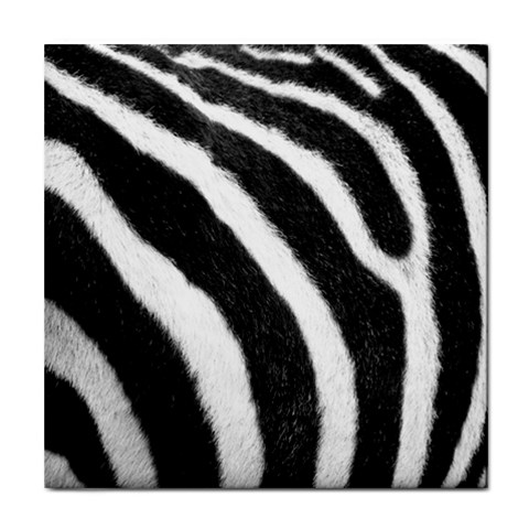 Zebra Tile Coaster from ArtsNow.com Front