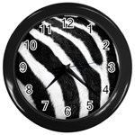 Zebra Wall Clock (Black)