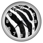 Zebra Wall Clock (Silver)