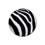 Zebra Rubber Coaster (Round)