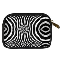 Zebra Digital Camera Leather Case from ArtsNow.com Back