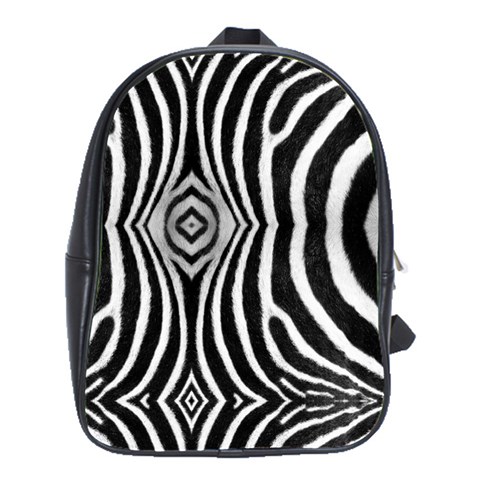 Zebra School Bag (Large) from ArtsNow.com Front