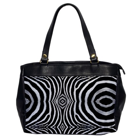 Zebra Oversize Office Handbag (One Side) from ArtsNow.com Front