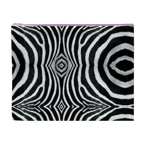 Zebra Cosmetic Bag (XL) from ArtsNow.com Front