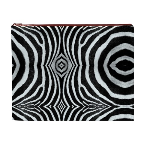 Zebra Cosmetic Bag (XL) from ArtsNow.com Front