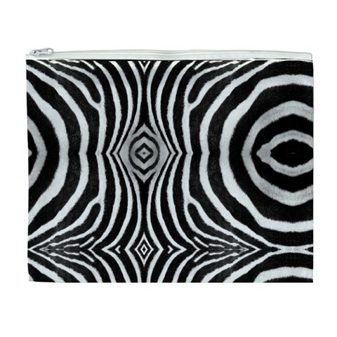 Zebra Cosmetic Bag (XL) from ArtsNow.com Front