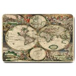 world-map1689 Large Doormat