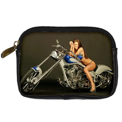 Custom Cruiser Digital Camera Leather Case from ArtsNow.com Front