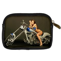 Custom Cruiser Digital Camera Leather Case from ArtsNow.com Back