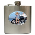 Black Rebel Hip Flask (6 oz)