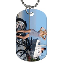 Black Rebel Dog Tag (Two Sides) from ArtsNow.com Front