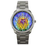 Water Lily Sport Metal Watch