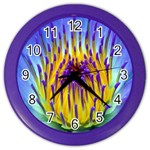 Water Lily Color Wall Clock