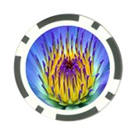 Water Lily Poker Chip Card Guard