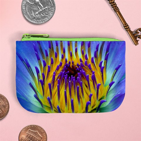 Water Lily Mini Coin Purse from ArtsNow.com Front