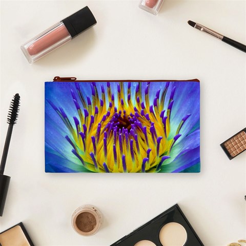 Water Lily Cosmetic Bag (Small) from ArtsNow.com Front