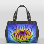 Water Lily Oversize Office Handbag (Two Sides)