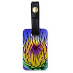 Water Lily Luggage Tag (one side)