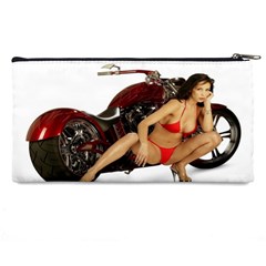 Red Hot Cruiser Pencil Case from ArtsNow.com Back