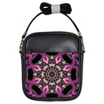 Fractal Serpent Mandala-015 Girls Sling Bag