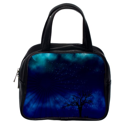 Midnight Blue Outdoors_003b Classic Handbag (Two Sides) from ArtsNow.com Back