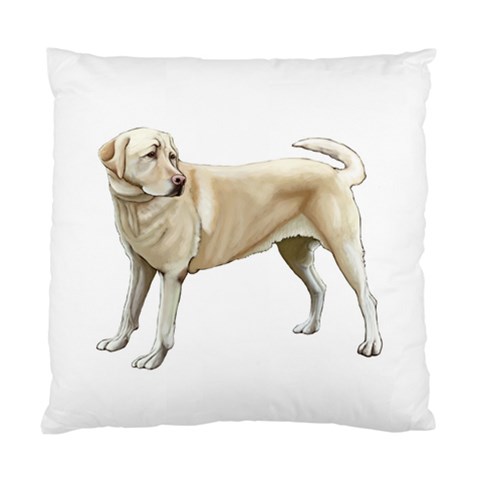 Yellow Labrador Retriever Cushion Case (One Side) from ArtsNow.com Front