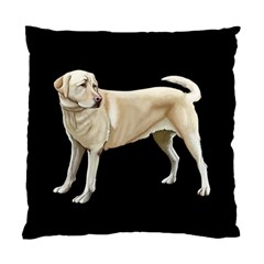 Yellow Labrador Retriever Cushion Case (Two Sides) from ArtsNow.com Back