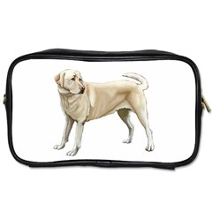 Yellow Labrador Retriever Toiletries Bag (Two Sides) from ArtsNow.com Front