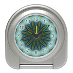 Circle of Blue Light Travel Alarm Clock