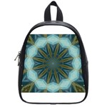 Circle of Blue Light School Bag (Small)