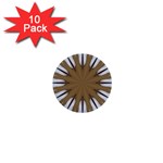 Light Feathers 1  Mini Button (10 pack) 