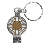 Light Feathers Nail Clippers Key Chain