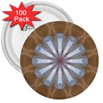 Silver Light 3  Button (100 pack)