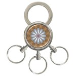 Silver Light 3-Ring Key Chain